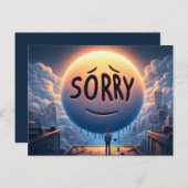 Désolé Carte postale (Devant / Derrière)