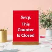 Désolé, ce compteur est fermé Texte rouge et blanc (Mariage)