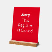Désolé, ce registre est fermé Texte rouge et blanc (Angle)