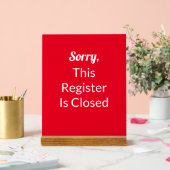 Désolé, ce registre est fermé Texte rouge et blanc (Mariage)