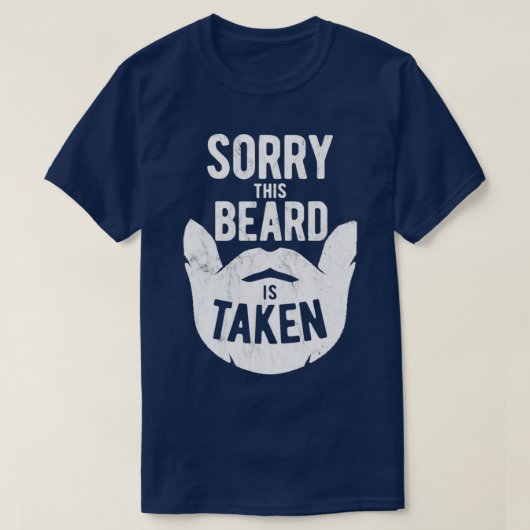 Désolé Cette Barbe Est Prise Sweat - shirt à capuc (Design devant)