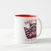 Désolé Cupidon, j'ai été feral Valentine's Mug (Devant droit)