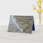 Désolé Il A Dû Se Terminer Comme Cette Drôle Carte (Fleur jaune)