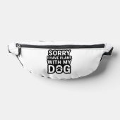 Désolé, j'ai des projets avec mon chien (Poser)