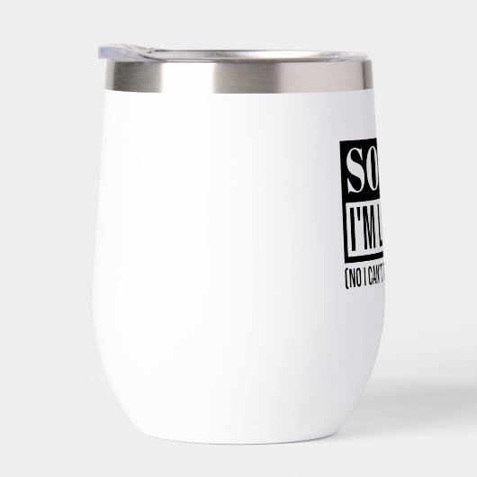 Désolé, je pars - Conception de devis sarcastique  (Droite)