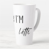Désolé, je suis Latte Latte Mug (Angle droit)