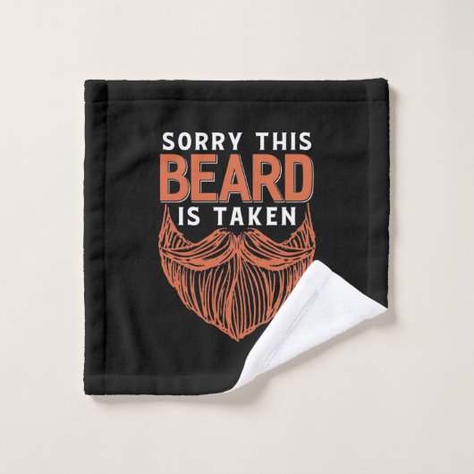Désolé La Barbe Est Prise (Gant de toilette)