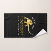 Désolé mon dragon barbu d'Iguana a mangé mon plan (Serviette à main)