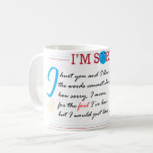 Désolé Mug (Devant gauche)