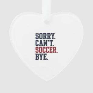 Désolé ne peut pas football au revoir Vintage