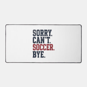 Désolé ne peut pas football au revoir vintage