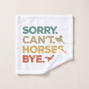 Désolé, pas de chevaux au revoir