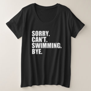 Désolé, pas de natation, au revoir, natation drôle