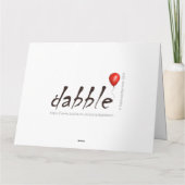 Désolé Polar Bear Carte de voeux pliée (Dos)