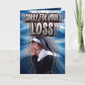 Désolé pour votre carte de perte (Devant)