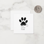 Désolé pour votre perte Pet carte de sympathie (Devant/Arrière en situation)