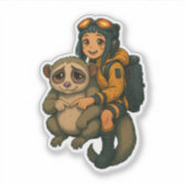 Désolé Slowlorris & Waifu Cyberpunk Sticker SRYcoi (Devant)