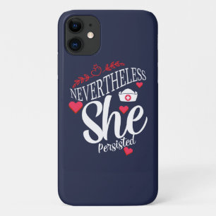 Desondanks bleef ze bestaan iPhone 11 hoesje