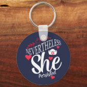 Desondanks bleef ze bestaan sleutelhanger (Voorkant)