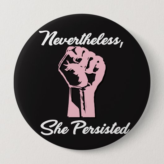 Desondanks bleef ze protesteren tegen Button (Voorkant)