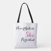 Desondanks bleef ze vasthouden draagtas (Achterkant)