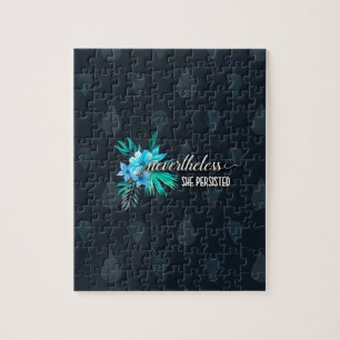 Desondanks bleef ze vasthouden legpuzzel