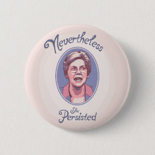 Desondanks heeft ze haar voorstel ronde button 5,7 cm