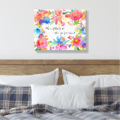 Desondanks hield ze Inspirerend Canvas aan Afdruk (Insitu (Slaapkamer))