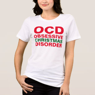 DÉSORDRE OBSESSIF DE NOËL, Drôle T-shirts