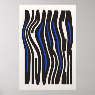 Désordre Typographie Impression Moderne Bauhaus Op