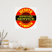 DeSoto-dienstteken Poster (Keuken)