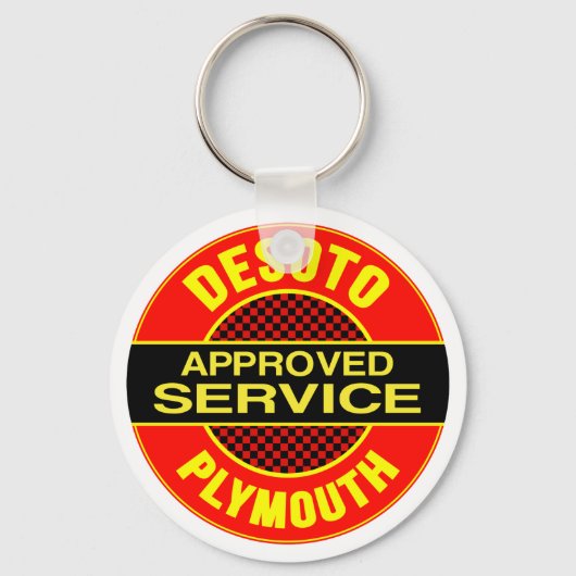  DeSoto-dienstteken Sleutelhanger (Voorkant)