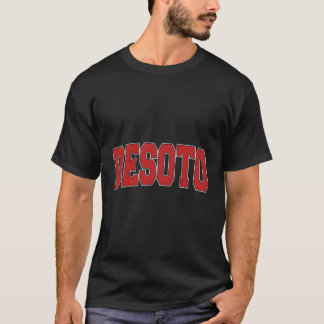 Desoto Tx Texas Varsity Style USA Sports F T-shirt