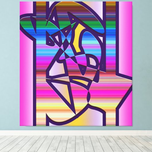 Despair and Sadness 1 Canvas Afdruk (Insitu (Houten vloer))