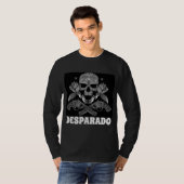 DESPARADO SKULL PISTOLEN T-SHIRS T-SHIRT (Voorkant volledig)