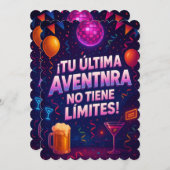 Despedida de Solteros Kaart (Voorkant / Achterkant)