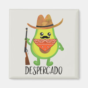 Desperado Despercado Avocado Cowboy Grappige Bandi Magneet