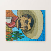 Desperado in woestijn legpuzzel (Horizontaal)