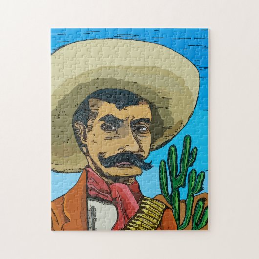 Desperado in woestijn legpuzzel (Verticaal)