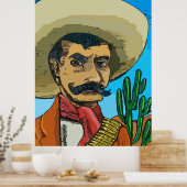 Desperado in woestijn poster (Keuken)