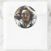 Desperate Man Ronde Sticker (Tas)