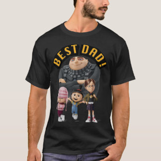 Despicable Me Minions Vaderdag Gru En Meisjes T-shirt