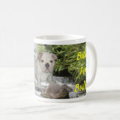 Despote de tasse d'amour de chiot de bouledogue (Devant droit)