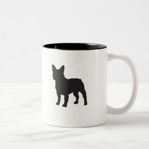 Despote ! Tasse noire de bouledogue français