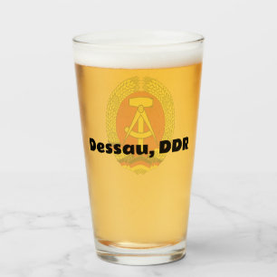 Dessau, DDR, Dessau, Duitsland (Oost-Duitse Ossi) Glas
