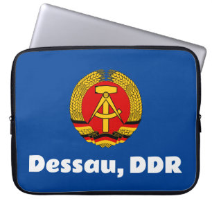 Dessau, DDR, Dessau, Duitsland (Oost-Duitse Ossi) Laptop Sleeve