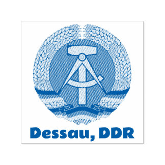 Dessau, DDR, Dessau, Duitsland (Oost-Duitse Ossi) Zelfinktende Stempel