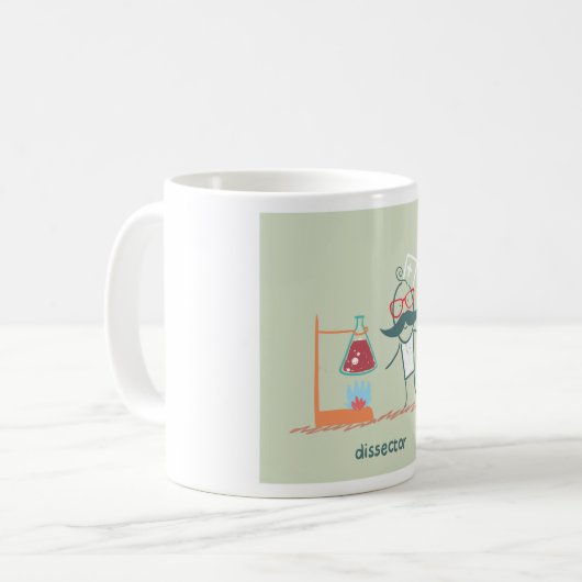 Déssecteur Scientifique Café Mug (Devant gauche)