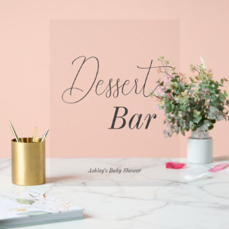Dessert Bar Huwelijk Baby Shower Acryl Bord