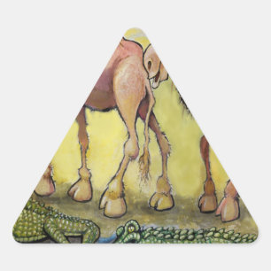 Dessert Beasts Driehoek Sticker